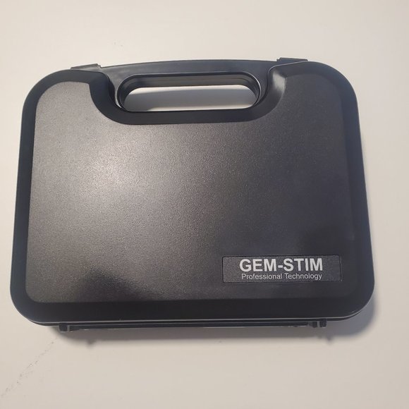 Gem-Stem Tens Unit and Electrodes with Case - Picture 1 of 2